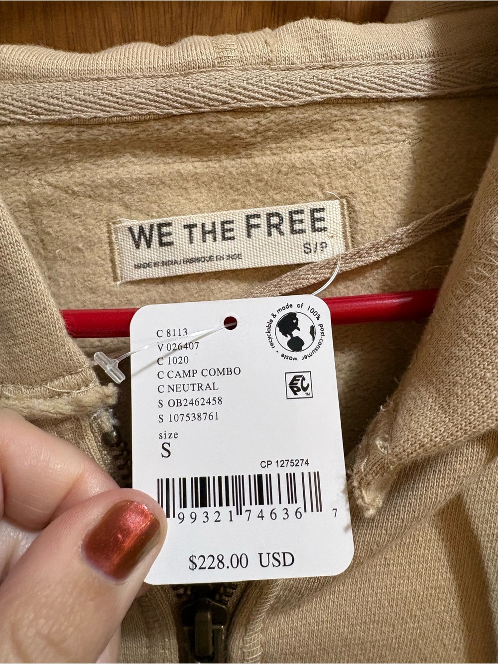 Free People We The Free Into The Wild Hoodie - Picture 6 of 6